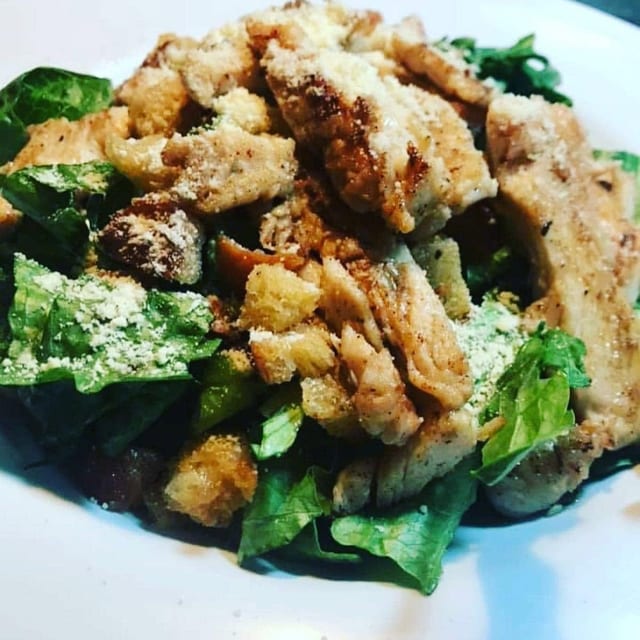 Chicken Caesar Salad.