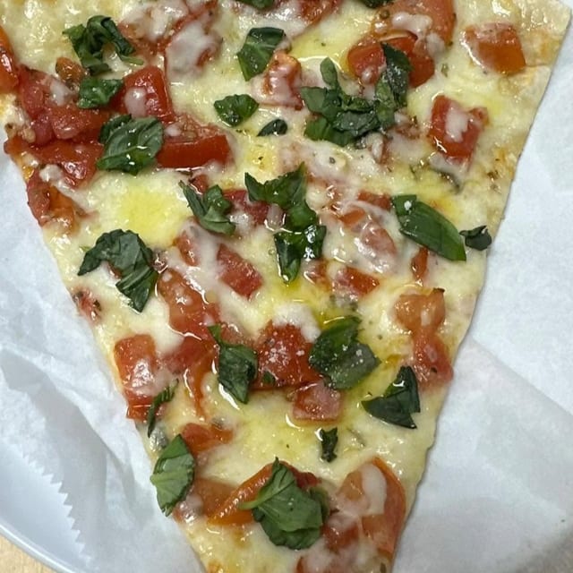 ANY SOUP WITH 1 SLICE PIZZA 1 TOPP & DRINK.