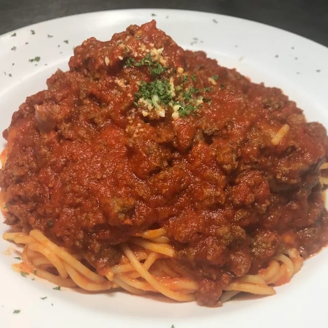 Spaghetti with Meat Sauce.