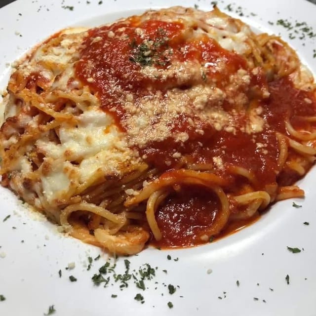 Spaghetti with Marinara Sauce.